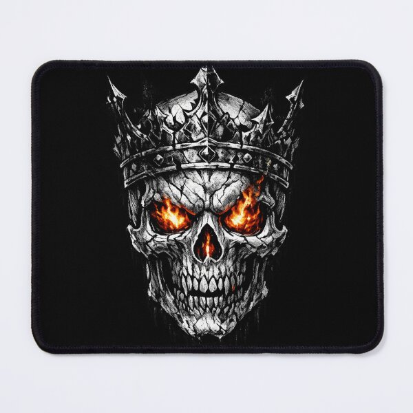 Item preview, Flaming Crown Skull King designed and sold by Ghost Of Chill.