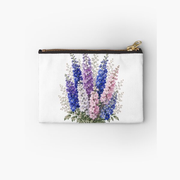 Item preview, Vintage Red Larkspur Botanical Illustration Watercolor Crimson Flowers designed and sold by Panom Suavichien.