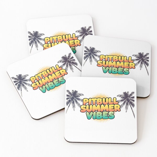 Item preview,  Pitbull Summer Vibes Bubble Letters designed and sold by My Pitbull Place.