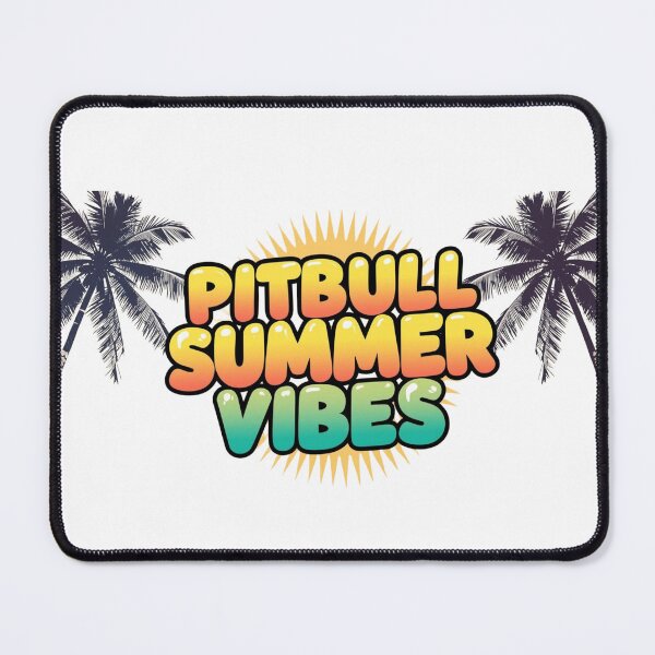 Item preview,  Pitbull Summer Vibes Bubble Letters designed and sold by My Pitbull Place.