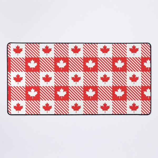 Item preview, Canada Day Maple Leaf Plaid Checkered Patriotic Pattern designed and sold by DaVinciFeather.