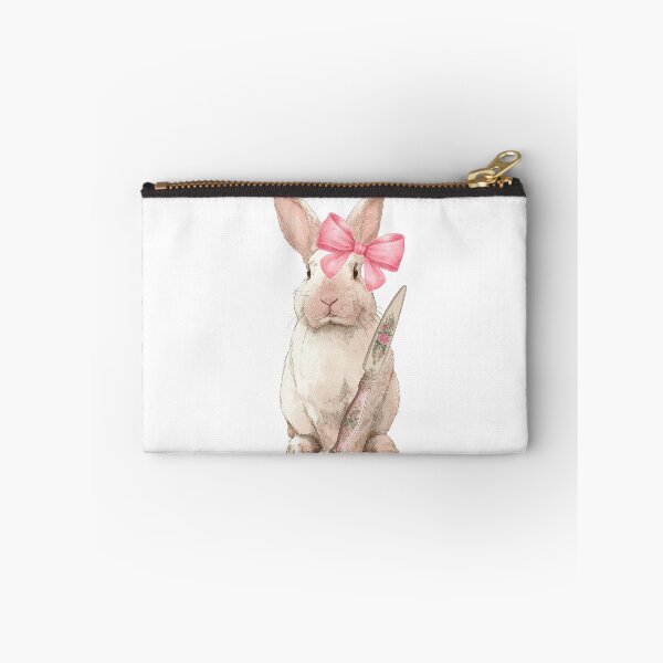 Item preview, Victorian Coquette Bunny with Rococo Knife Sticker designed and sold by mimesshop.