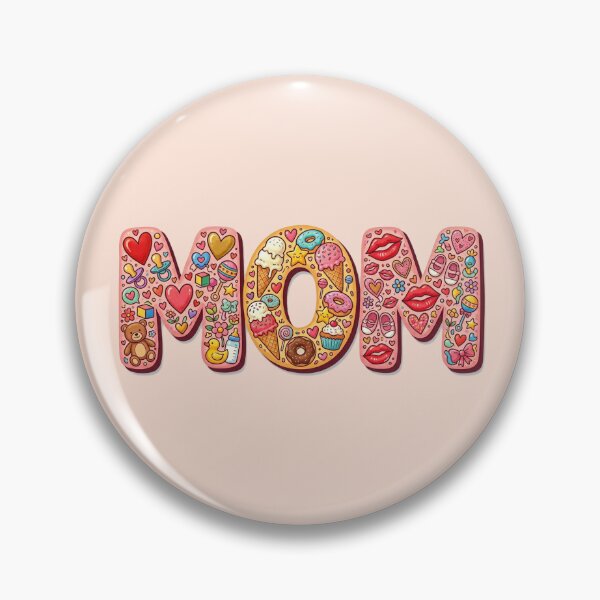 Item preview, Sweet Mom Doodles - Kawaii Mother's Day Pastel Typography designed and sold by Wild-way Art.