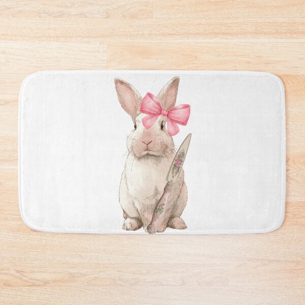 Item preview, Victorian Coquette Bunny with Rococo Knife Sticker designed and sold by mimesshop.