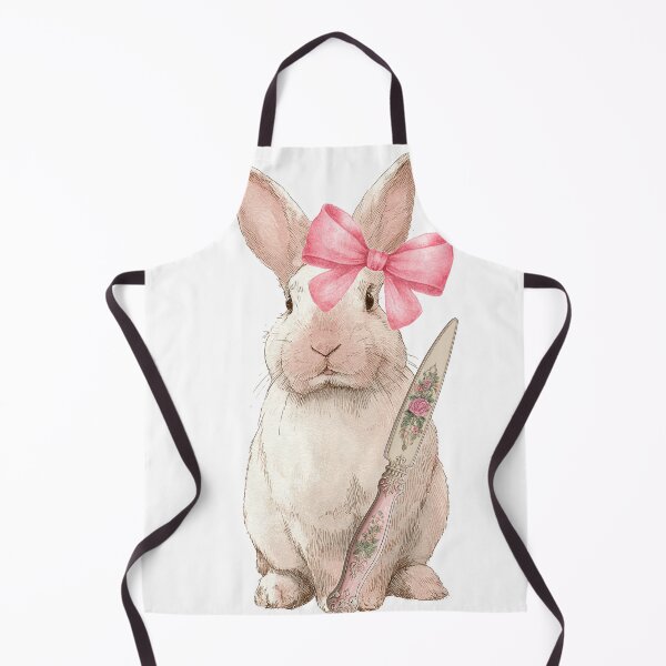 Item preview, Victorian Coquette Bunny with Rococo Knife Sticker designed and sold by mimesshop.