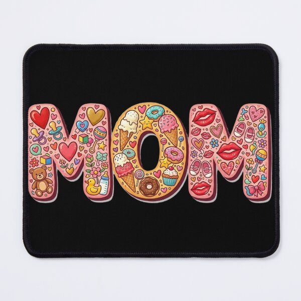 Item preview, Sweet Mom Doodles - Kawaii Mother's Day Pastel Typography designed and sold by Wild-way Art.
