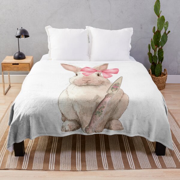 Item preview, Victorian Coquette Bunny with Rococo Knife Sticker designed and sold by mimesshop.