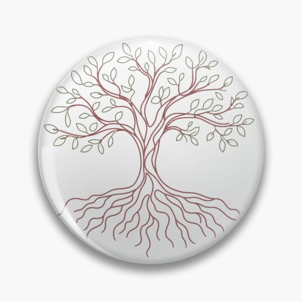 Item preview, Minimalist Tree of Life in Earth Colors designed and sold by DarVibe Designs.