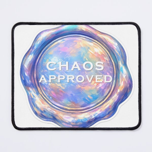 Item preview, Chaos Approved — Neurodivergent Sticker — ADHD Gift — Neurospicy — Chaotic Good designed and sold by NeurOriginal.
