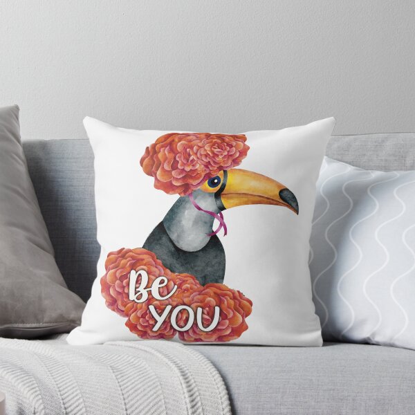 Item preview, Be You Watercolor Toucan Wearing a Hat Empowerment Art designed and sold by DinaJefferyStudios.