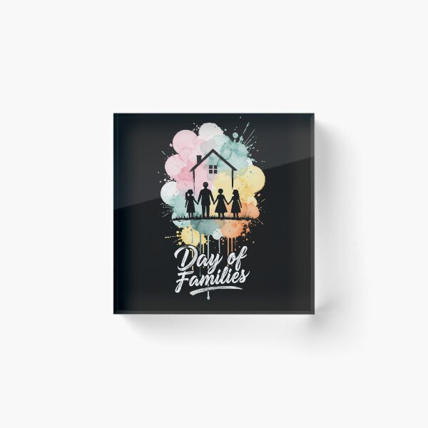 Item preview, Day of Families Watercolor Home Art designed and sold by Ekracreatives.