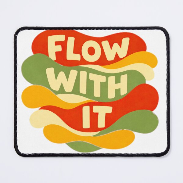 Item preview, FLOW WITH IT Organic Abstract Shapes Earth Tones Design designed and sold by DarVibe Designs.