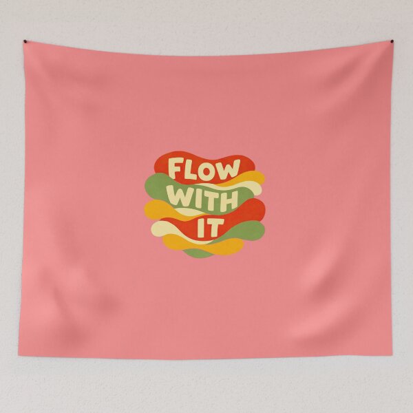 Item preview, FLOW WITH IT Organic Abstract Shapes Earth Tones Design designed and sold by DarVibe Designs.