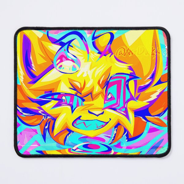 Item preview, Neon Psychedelic Feline Animal Design designed and sold by EckGalleryT.
