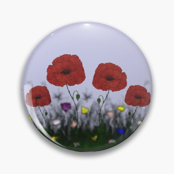 Item preview, Summer meadow with large poppy blossoms designed and sold by creaphyl28.