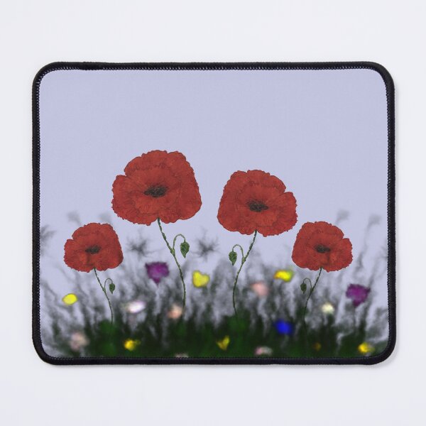 Item preview, Summer meadow with large poppy blossoms designed and sold by creaphyl28.