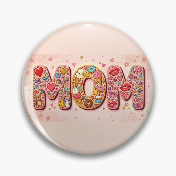 Item preview, Sweet Mom Doodles - Kawaii Mother's Day Pastel Typography designed and sold by Wild-way Art.