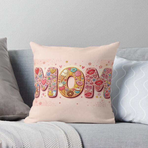 Item preview, Sweet Mom Doodles - Kawaii Mother's Day Pastel Typography designed and sold by Wild-way Art.