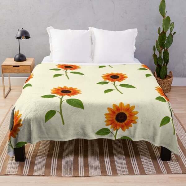 Item preview, Sunset Orange Sunflower on Stem designed and sold by MoonlitWhiskers.