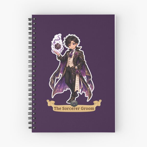 Item preview, The Sorcerer Groom | Wedding design chibi roleplaying couple RPG designed and sold by Love&Geek.