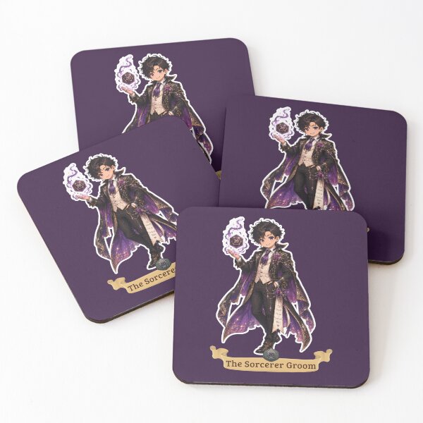 Item preview, The Sorcerer Groom | Wedding design chibi roleplaying couple RPG designed and sold by Love&Geek.