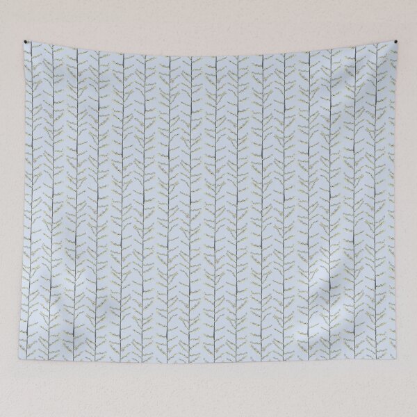 Item preview, Larch - Maple Haven - Blue designed and sold by Stephanie Fiona Design.