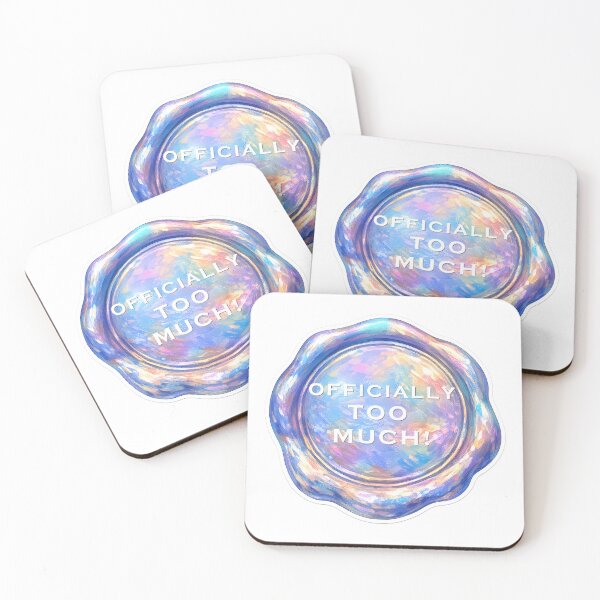 Item preview, Officially Too Much — Neurodivergent Sticker — Neurospicy — ADHD Gift designed and sold by NeurOriginal.
