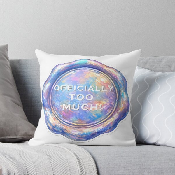 Item preview, Officially Too Much — Neurodivergent Sticker — Neurospicy — ADHD Gift designed and sold by NeurOriginal.