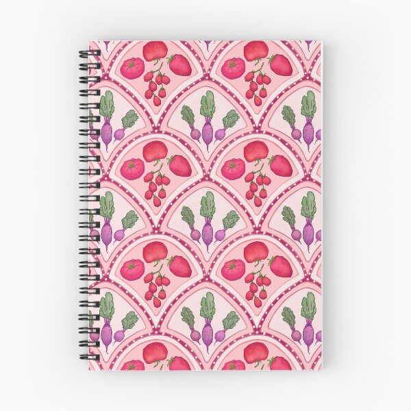 Item preview, Tomato Red scalloped edge Garden vegetable pattern designed and sold by EmmaSB-Designs.