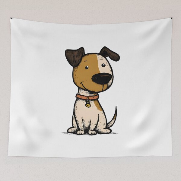 Item preview, Cute Happy Dog designed and sold by Retro Whimsy.