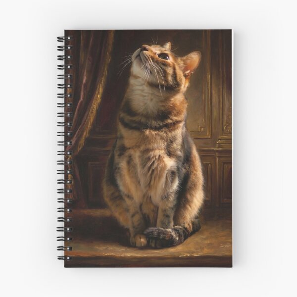 Item preview, Royal Bengal Cat Oil Painting designed and sold by MoonPurrStudio.