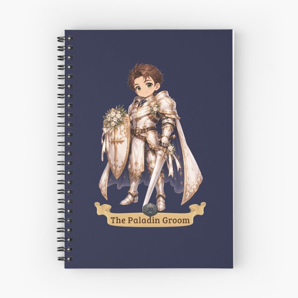 Item preview, The Paladin Groom | Wedding design chibi roleplaying couple RPG designed and sold by Love&Geek.