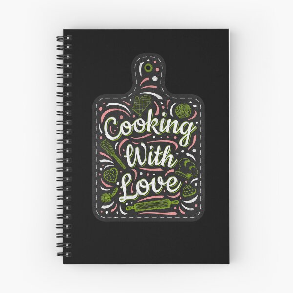 Item preview, Cooking with Love black cutting board, kitchen decor  designed and sold by Bearlala.