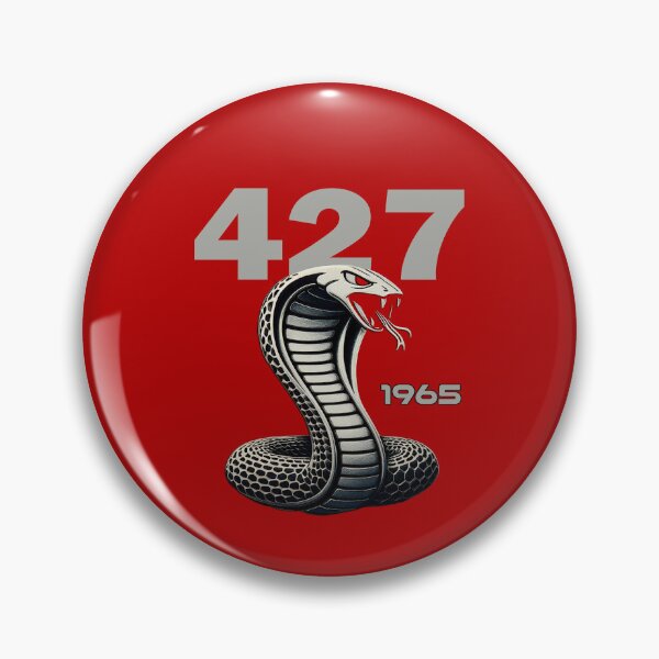 Item preview, CLASSIC CAR BADGE, COBRA SNAKE, 1965 SPORTS CAR, 427 RACE CAR, 1960's designed and sold by classic car craze.