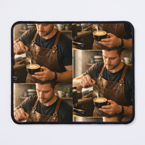 Item preview, The Art of Latte in the Coffee Shop. designed and sold by JoyNest = "The nest of joy".