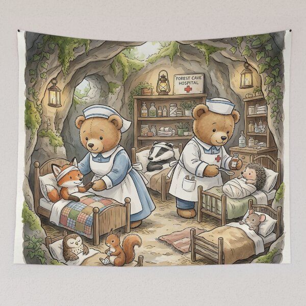 Item preview, Forest Cave Hospital designed and sold by KilgoreCreates.