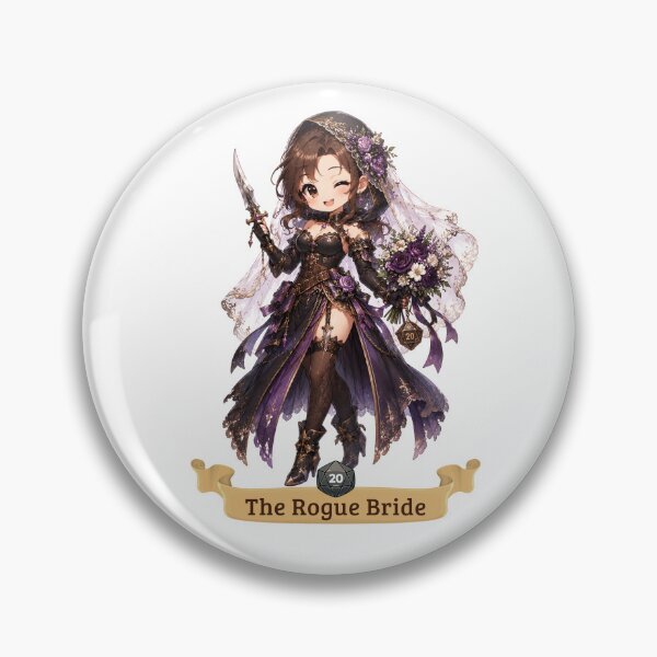 Item preview, The Rogue Bride | Chibi-style wedding design for role-playing couples designed and sold by Love&Geek.