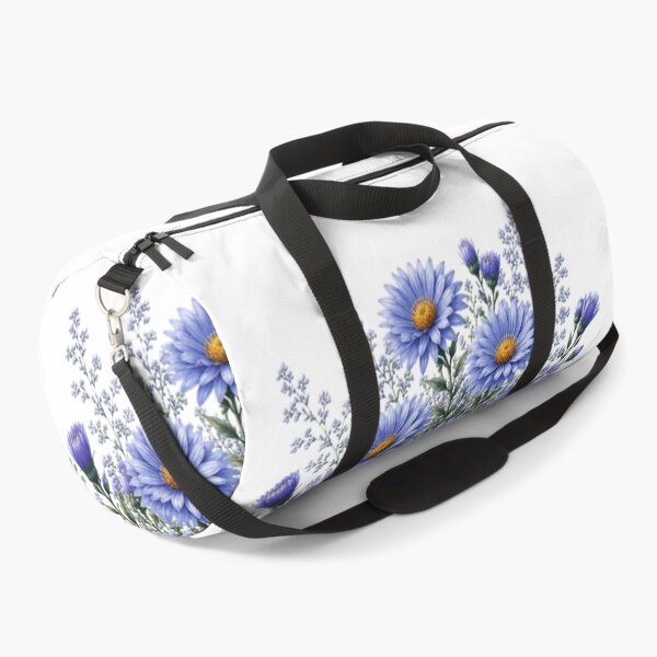 Item preview, Vintage Blue Aster Cornflower Botanical Illustration Watercolor Blue Flowers designed and sold by Panom Suavichien.