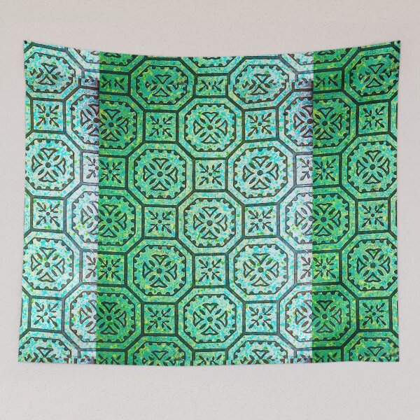 Item preview, Patterns of Elkmont: Appalachian Teal designed and sold by AuntieSugarCo.