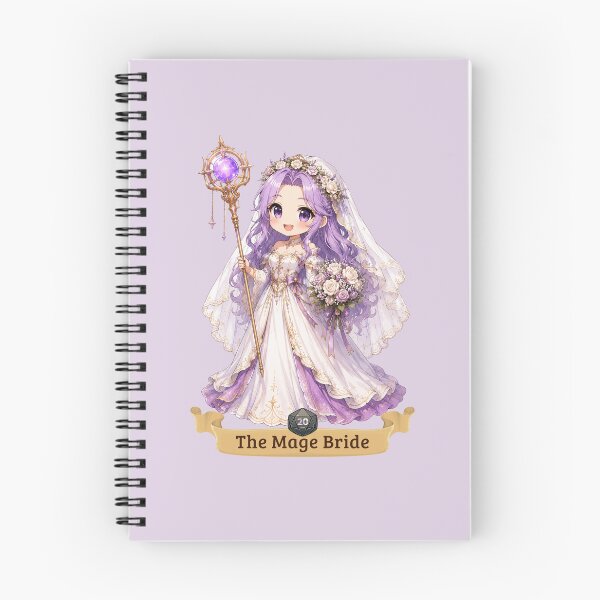 Item preview, The Mage Bride | Chibi-style wedding design for role-playing couples designed and sold by Love&Geek.