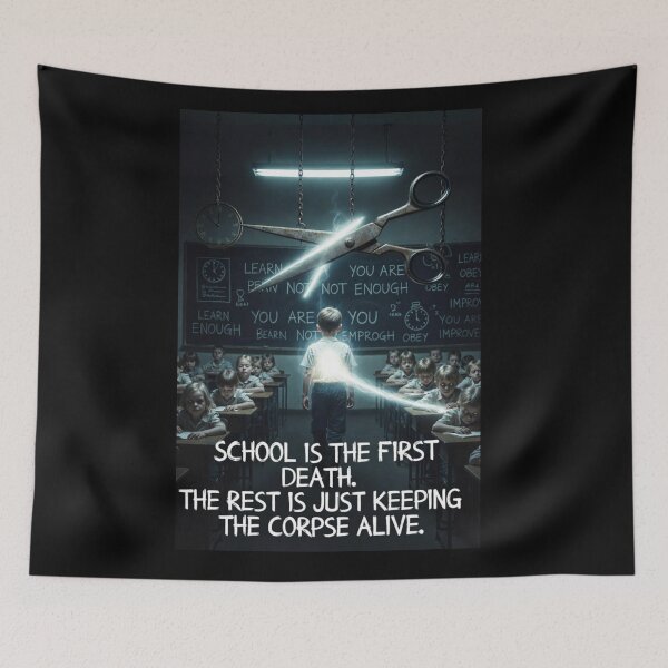 Item preview, The First Death - School Is The End of Freedom designed and sold by MarioZ137.