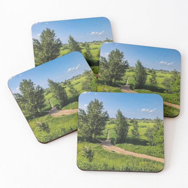 Item preview, Sunny Meadow Path Under Blue Sky designed and sold by EirinDesign.