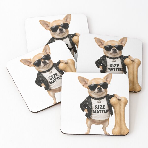 Item preview, Funny Chihuahua Size Matters Meme Dog designed and sold by Rightstudio1.