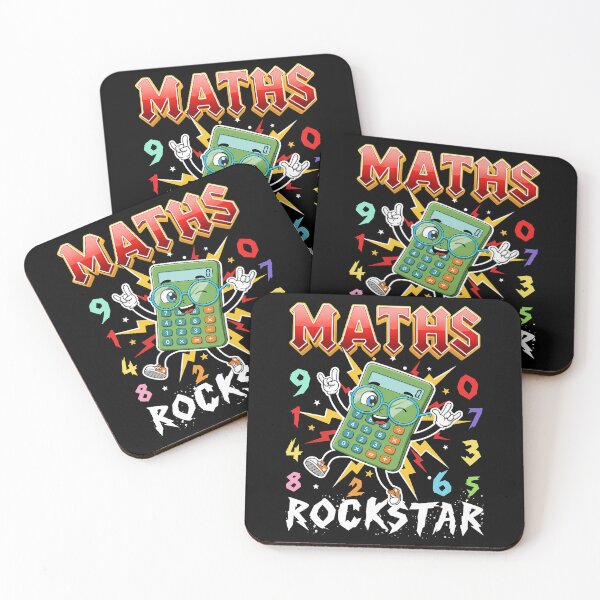 Item preview, Maths Rockstar Funny Calculator Character School Number Day designed and sold by MysticMirth.