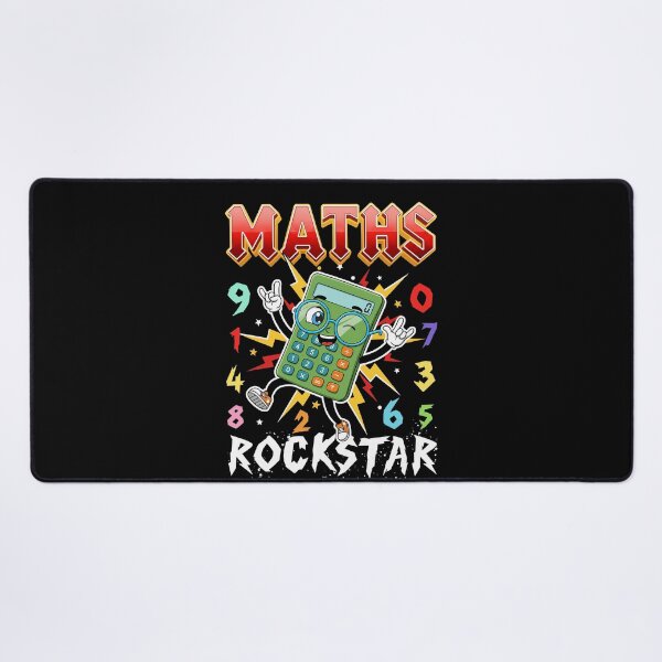 Item preview, Maths Rockstar Funny Calculator Character School Number Day designed and sold by MysticMirth.