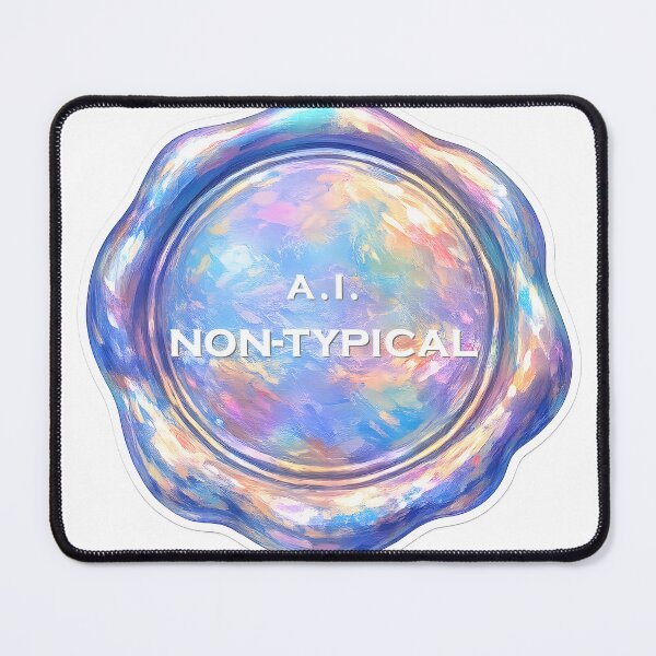 Item preview, AI Non-Typical — Neurodivergent Sticker — Neurospicy — Digital Age ADHD Gift designed and sold by NeurOriginal.