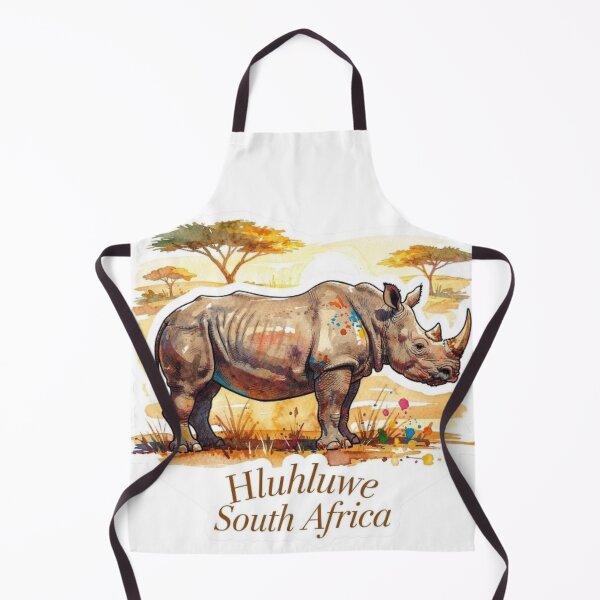 Item preview, Hluhluwe South Africa Rhino Safari Sticker designed and sold by Modefissi.