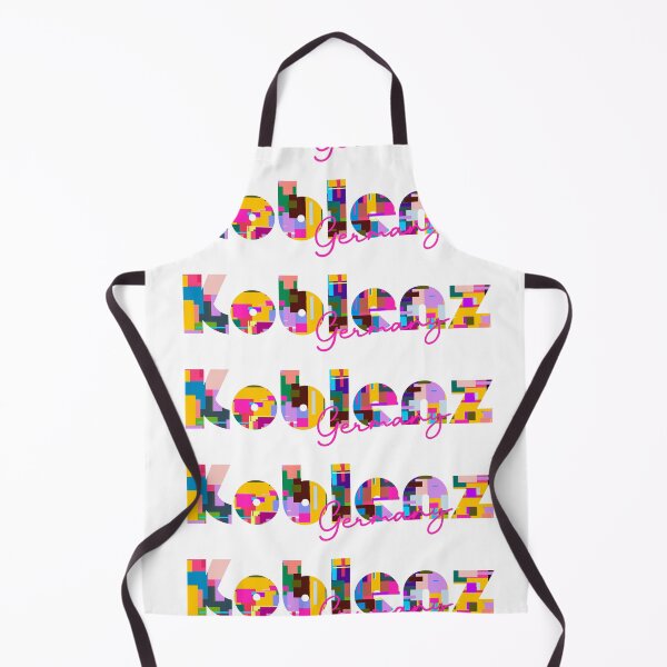 Item preview, Koblenz, Germany, Vibrant Abstract City Typography Art designed and sold by Wanderful-roads.