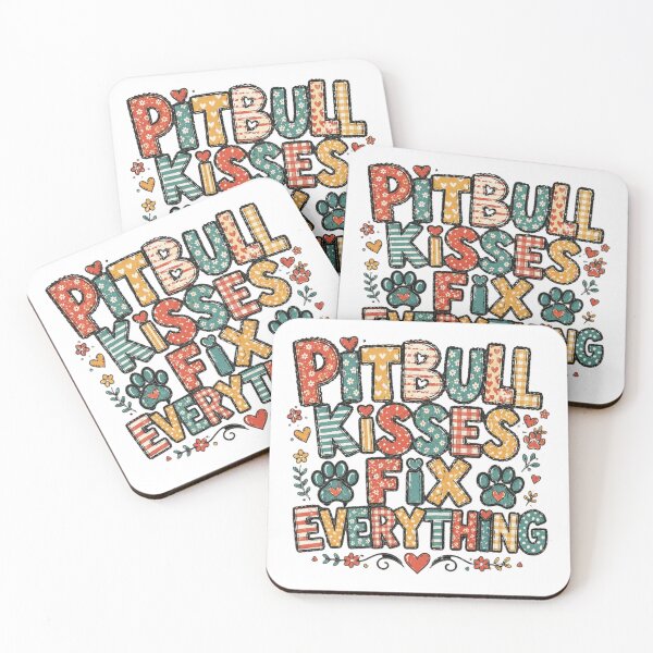 Item preview, Pitbull Kisses Fix Everything designed and sold by My Pitbull Place.