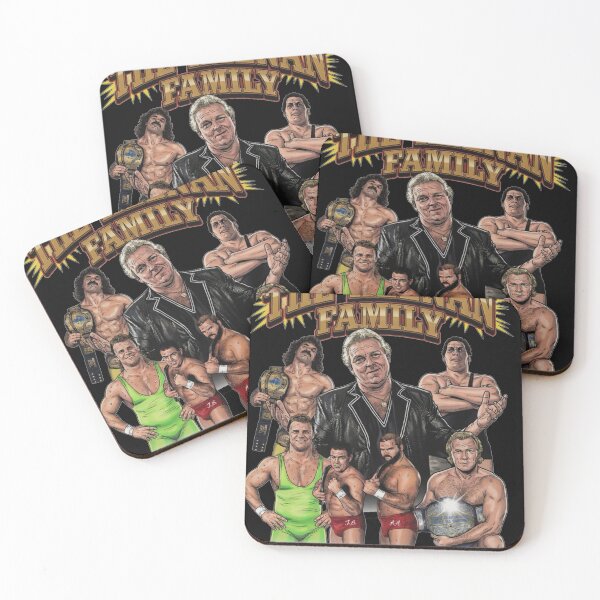 Item preview, The Heenan Family Wrestling tshirt - Bobby The Brain Heenan & His Champions Art Print designed and sold by The Irish Whip.